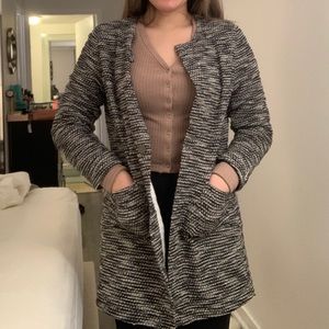 Jones New York Tweed Blazer Long